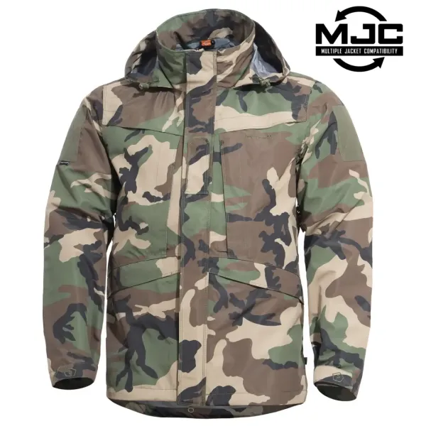 Φωτογραφία Hurricane Shell Jacket Camo σε Woodland χρώμα