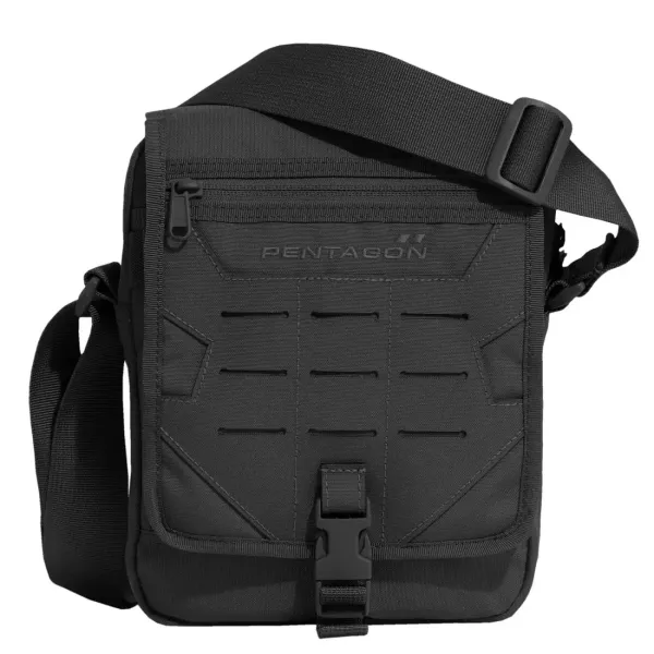 Φωτογραφία Messenger Shoulder Bag σε Black χρώμα