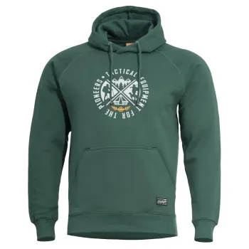 Φωτογραφία Phaeton Hood Sweater σε Springbok Green χρώμα