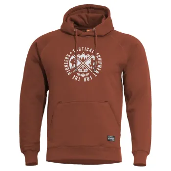 Φωτογραφία Phaeton Hood Sweater σε Maroon Red χρώμα
