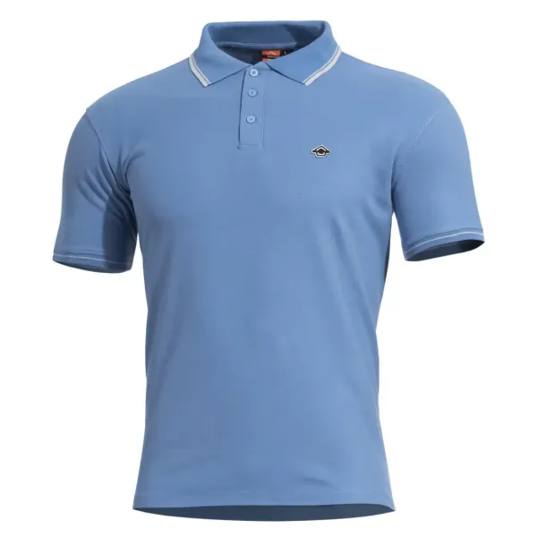 Φωτογραφία Aniketos Polo σε Dawn Blue χρώμα