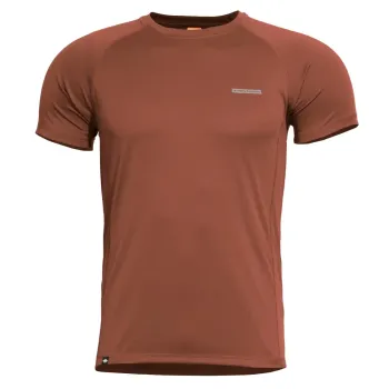 Φωτογραφία Bodyshock Mk2 Quick Dry T-Shirt σε Maroon Red χρώμα