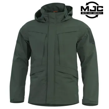 Φωτογραφία Hurricane Shell Jacket σε Forest Night Green χρώμα