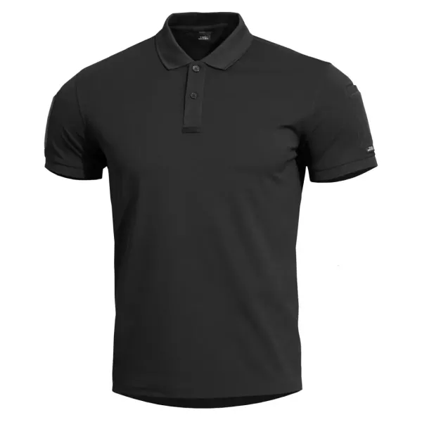 Φωτογραφία Patrol Polo Shirt σε Black χρώμα