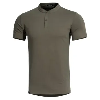 Φωτογραφία Romeo Henley T-Shirt σε Ral7013 χρώμα