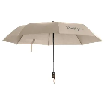 Φωτογραφία Noah Auto Open/Close Umbrella σε Khaki χρώμα