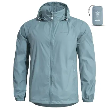 Φωτογραφία Cloudburst Packable Mens Rain Jacket σε Mint χρώμα