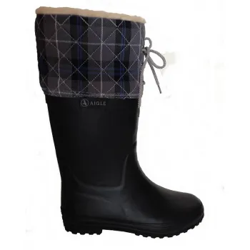 Εικόνα από Polka Giboulee Γαλότσες Με Γούνα σε Blue χρώμα