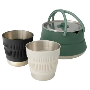 Εικόνα Detour Ανοξείδωτο Σετ Μαγειρικών Σκευών Με Βραστήρα (2 Άτομα, 3 Σκεύη)