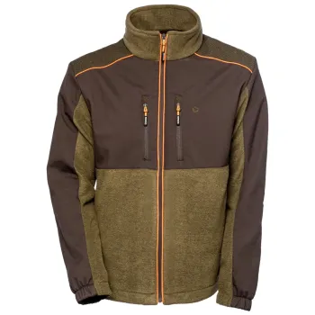 Εικόνα Caspian Fleece Ζακέτα σε Khaki-Orange χρώμα