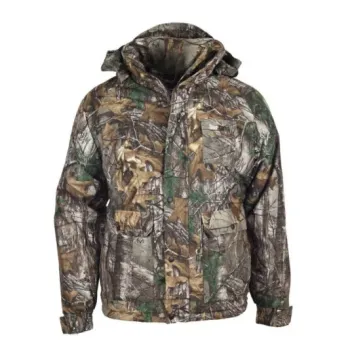 Εικόνα Ανδρικό Camo Μπουφάν Μεγάλο Μέγεθος σε Camo Khaki χρώμα
