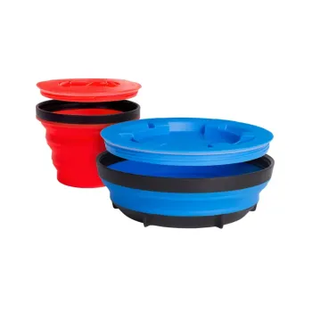 Φωτογραφία X-Seal & Go Set Σετ Πτυσσόμενων Δοχείων σε Blue χρώμα