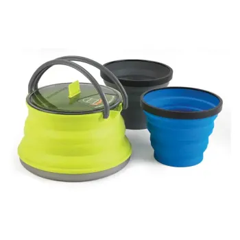 Εικόνα X-Set: 11 3pc (X-Pot Kettle 1.3l, 2 X-Mugs) Σετ Πτυσσόμενων Δοχείων σε χρώμα Multicolor