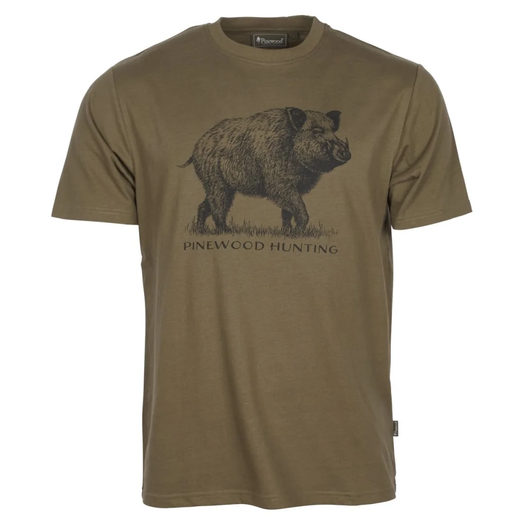 Εικόνα Wildboar T-Shirt Μπλουζάκι Pinewood σε Khaki χρώμα